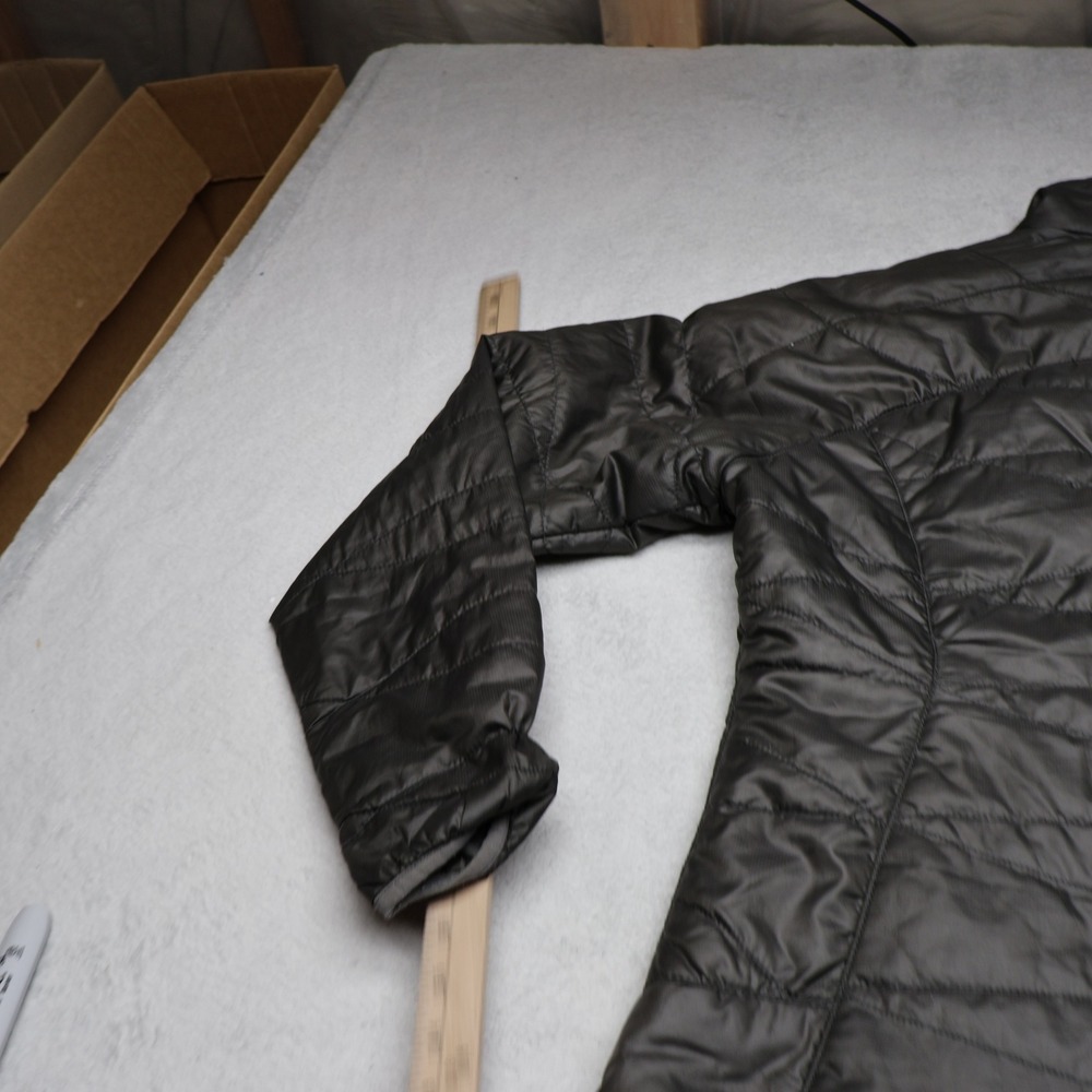 REI Jacket Womens Medium Black Insulated Full Zip Light Pack Quilted Puffer Snow - Picture 9 of 13